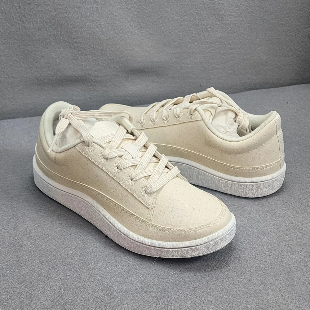 Allbirds Plant Pacer Sneakers Cream Off-White Sustainable Low Top Womens Size 5